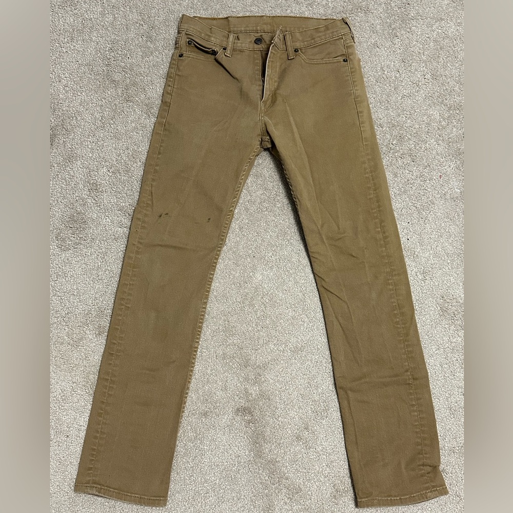 Men’s Levi’s Kahki Denim Skinny Jeans | 29 x 32